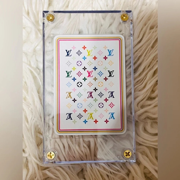 Louis Vuitton Murakami Monogram Playing Card - Queen Of Spades with COA & Case - Picture 2 of 2